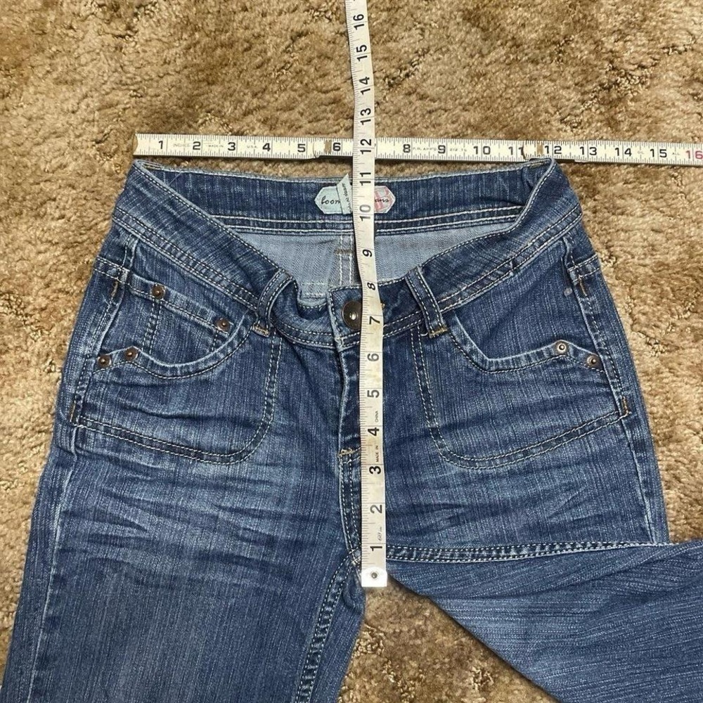 Boom Boom Jean Low Rise Y2K 2000s Style Jean Size 1 - Picture 6 of 8